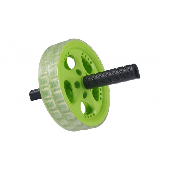 Ролик для пресса / Гимнастическое колесо двойной SportVida SV-HK0021