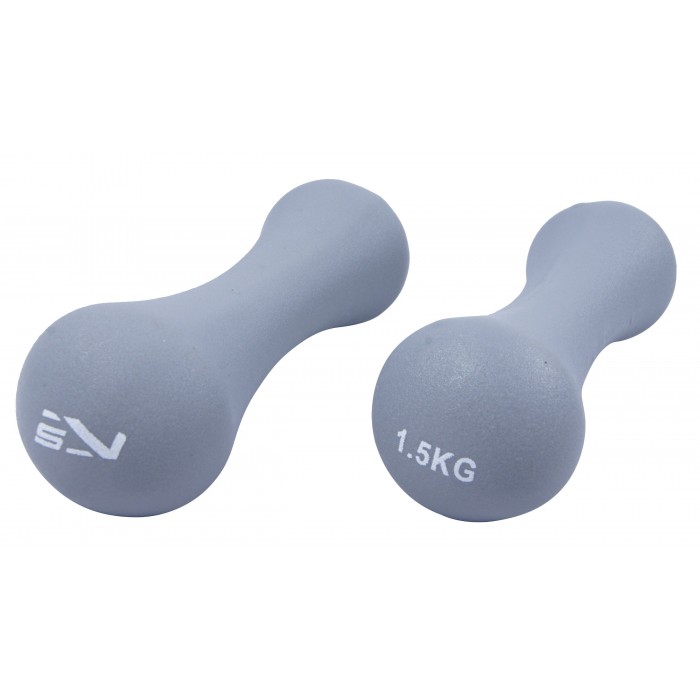 Гантели для фитнеса виниловые SportVida 2 x 1.5 кг SV-HK0030