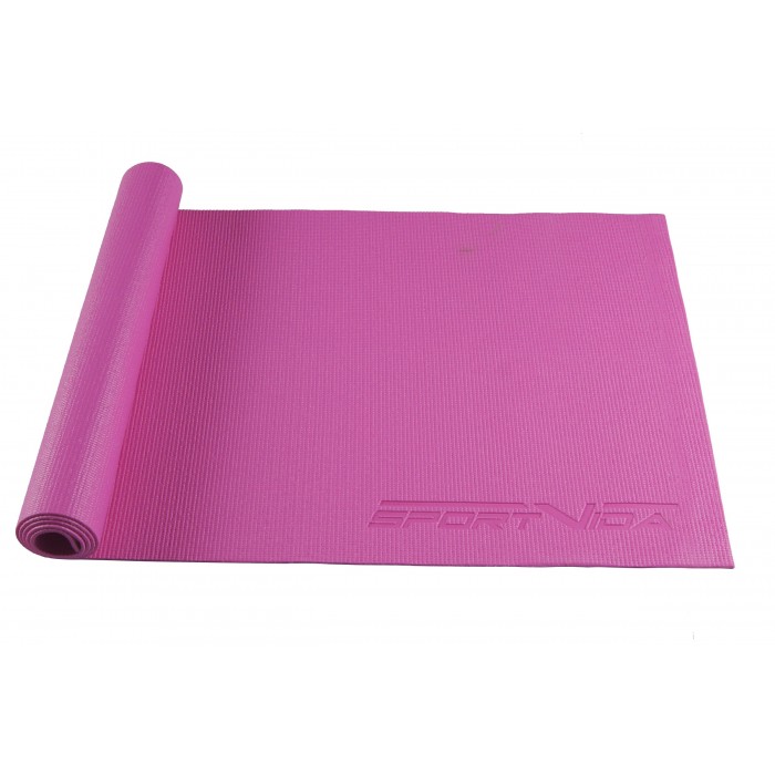 Йога мат SportVida PVC 4 мм SV-HK0049 Pink