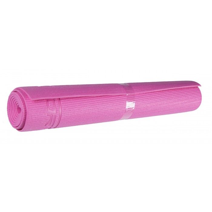Йога мат SportVida PVC 4 мм SV-HK0049 Pink