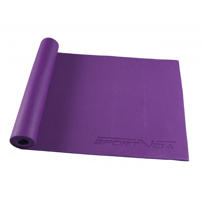 Килимок для йоги SportVida PVC 6 мм SV-HK0052 Violet