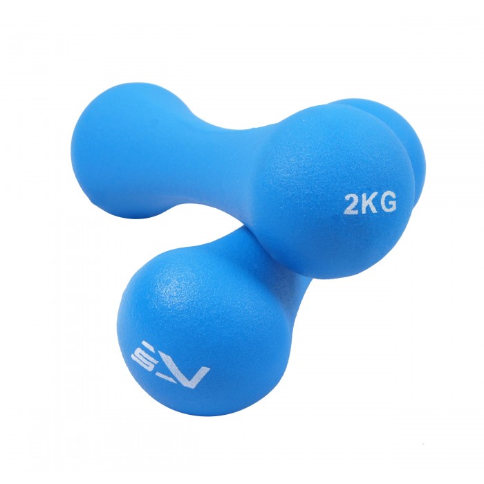 Гантели для фитнеса виниловые SportVida 2 x 2 кг SV-HK0031
