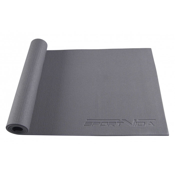 Килимок для йоги SportVida PVC 6 мм SV-HK0054 Grey
