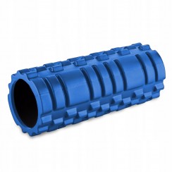 Массажный ролик (валик, роллер) 33 см SportVida SV-HK0169 Blue