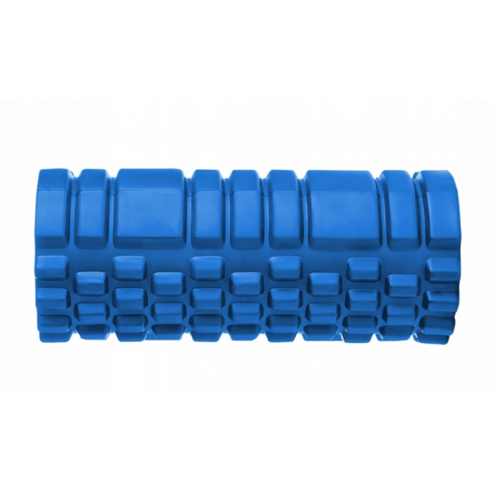 Масажний ролик (валик, роллер) 33 см SportVida SV-HK0169 Blue