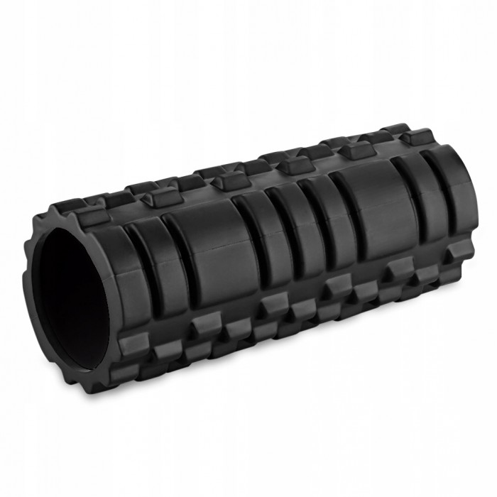 Масажний ролик (валик, роллер) 33 см SportVida SV-HK0170 Black
