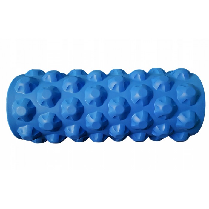 Массажный ролик (валик, роллер) 33 см SportVida SV-HK0171 Blue