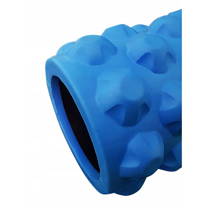 Массажный ролик (валик, роллер) 33 см SportVida SV-HK0171 Blue