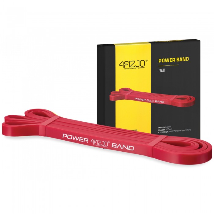 Резинка для подтягивания и спорта 4FIZJO Power Band 13 мм 6-10 кг Red (P-5907222931059)