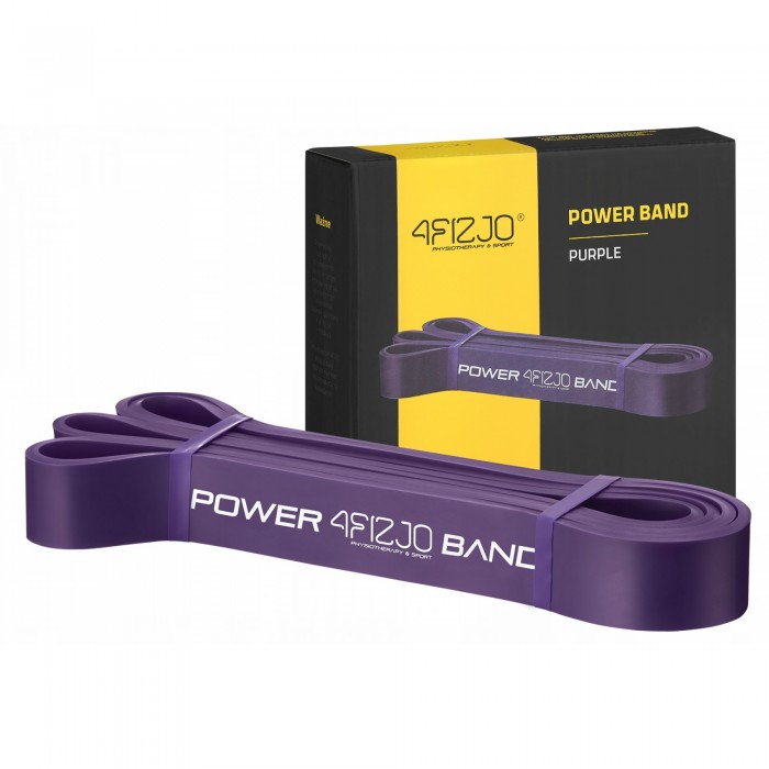 Резинка для подтягивания и спорта 4FIZJO Power Band 32 мм 17-26 кг Violet (P-5907222931073)