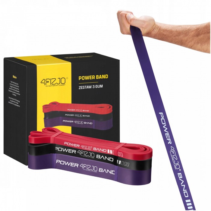 Набор резинок для подтягивания и спорта 4FIZJO Power Band 6-26 кг 3 шт Mix (P-5907222931554)