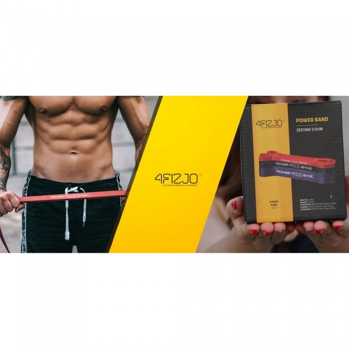 Набор резинок для подтягивания и спорта 4FIZJO Power Band 6-26 кг 3 шт Mix (P-5907222931554)