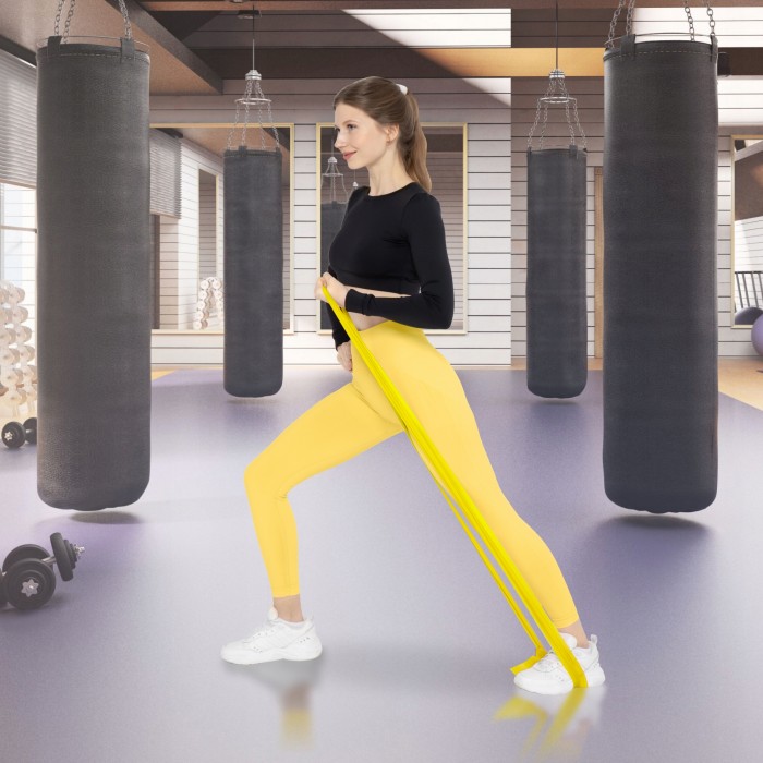 Стрічка-еспандер для спорту та реабілітації 4FIZJO Flat Band 200 х 15 cм 1-2 кг Yellow (P-5907222931639)