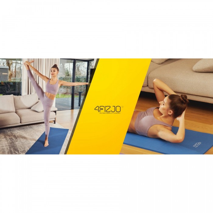 Коврик (мат) спортивный 4FIZJO NBR 180 x 60 x 1 см для йоги и фитнеса Blue (P-5907222931028)