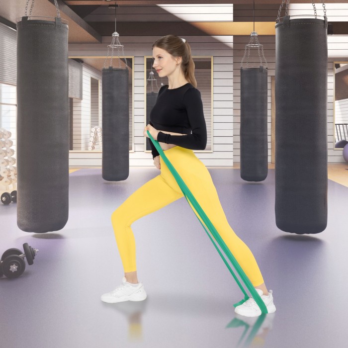 Лента-эспандер для спорта и реабилитации 4FIZJO Flat Band 200 х 15 см 5-8 кг Green (P-5907222931653)