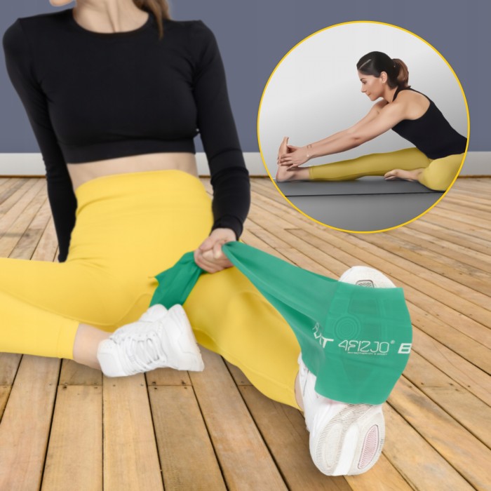 Лента-эспандер для спорта и реабилитации 4FIZJO Flat Band 200 х 15 см 5-8 кг Green (P-5907222931653)