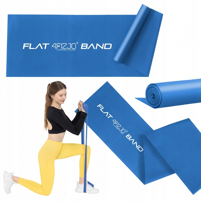 Лента-эспандер для спорта и реабилитации 4FIZJO Flat Band 200 х 15 см 9-11 кг Blue (P-5907222931660)