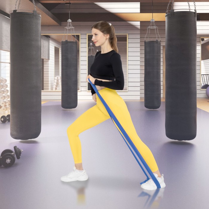 Лента-эспандер для спорта и реабилитации 4FIZJO Flat Band 200 х 15 см 9-11 кг Blue (P-5907222931660)