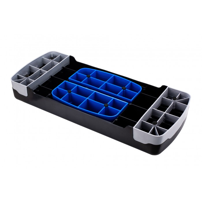 Степ-платформа 2-ступенчатая 4FIZJO 69 х 28 х 10-15 см Black/Blue (P-5907222931370)