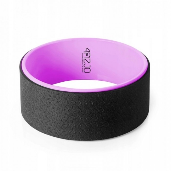 Колесо для йоги та фітнесу 4FIZJO Dharma Black/Pink (P-5907222931455)