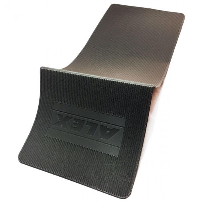 Коврик для фитнеса и йоги ALEX Reebok like 3-fold Mat серый