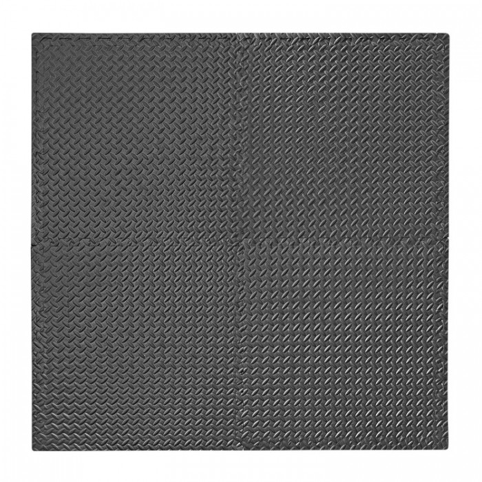 Мат-пазл (ластівчин хвіст) 4FIZJO Mat Puzzle EVA 120 x 120 x 1 cм Black (P-5907222931011)
