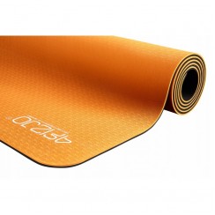Коврик для йоги (Yoga mat) 4FIZJO TPE 6 мм 4FJ0034 Orange/Black