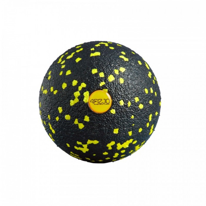 Мяч для массажа 8 см 4FIZJO EPP Ball 08 Black/Yellow (P-5907222931240)