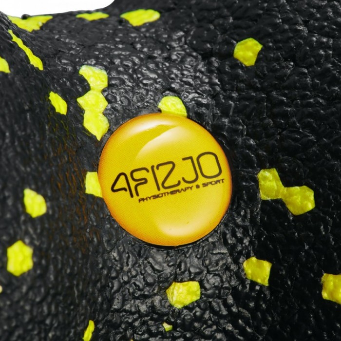 Массажный мяч двойной 4FIZJO EPP DuoBall 08 Black/Yellow (P-5907222931301)