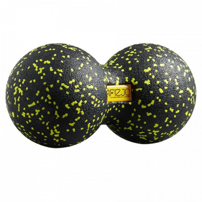Массажный мяч двойной 4FIZJO EPP DuoBall 12 Black/Yellow (P-5907222931332)