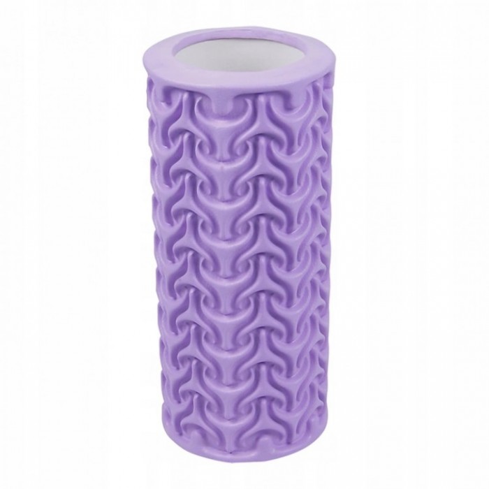 Массажный ролик (валик, роллер) SportVida EVA 33 x 14 см SV-HK0225 Purple
