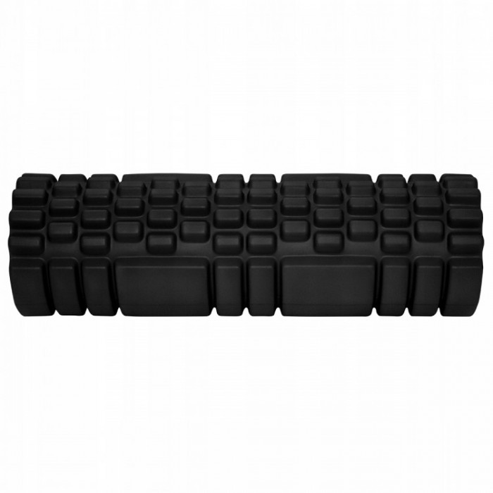 Массажный ролик (валик, роллер) SportVida EVA 45 x 14 см SV-HK0212 Black