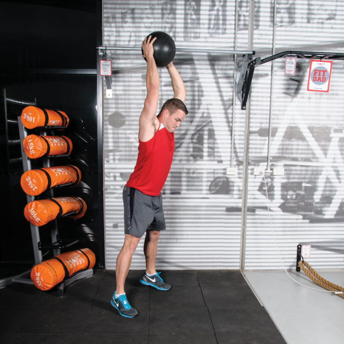 Слембол (медбол) для кросфіту SportVida Slam Ball 7 кг SV-HK0198 Black