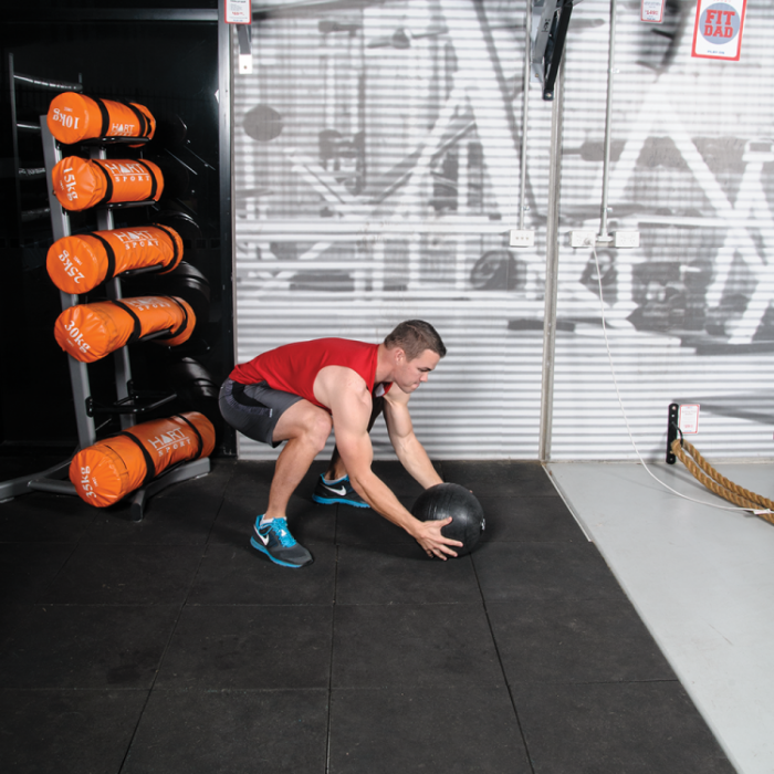 Слембол (медбол) для кросфіту SportVida Slam Ball 7 кг SV-HK0198 Black