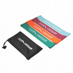 Фітнес резинки для ніг та сідниць набір SportVida Mini Power Band 4 шт 0-20 кг SV-HK0205