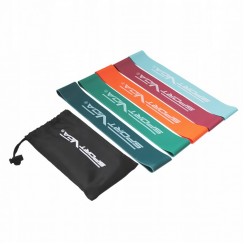 Фітнес гумка для ніг і сідниць SportVida Mini Power Band 5 шт 0-25 кг SV-HK0206