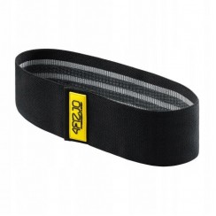 Резинка для фітнесу та спорту тканинна 4FIZJO Hip Band 25-30 кг Black/Grey (P-5907739310286)
