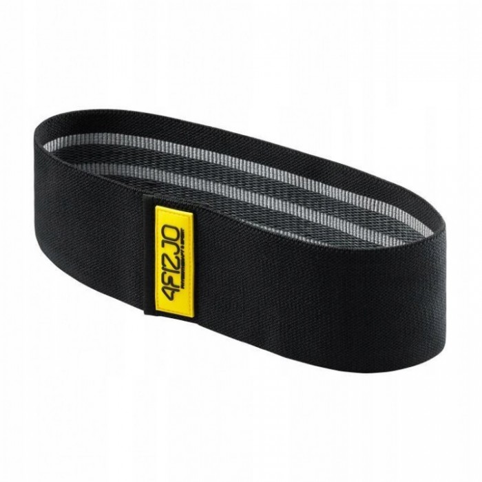 Резинка для фітнесу та спорту тканинна 4FIZJO Hip Band 25-30 кг Black/Grey (P-5907739310286)