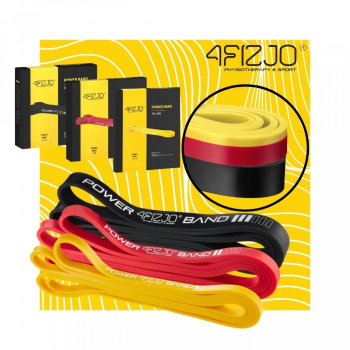 Набір резинок для підтягування та спорту 4FIZJO Power Band 2-17 кг 3 шт Mix (P-5907222931837)