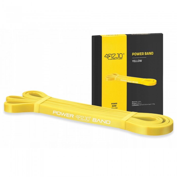 Резинка для підтягування та спорту 4FIZJO Power Band 8 мм 2-5 кг Yellow (P-5907222931783)