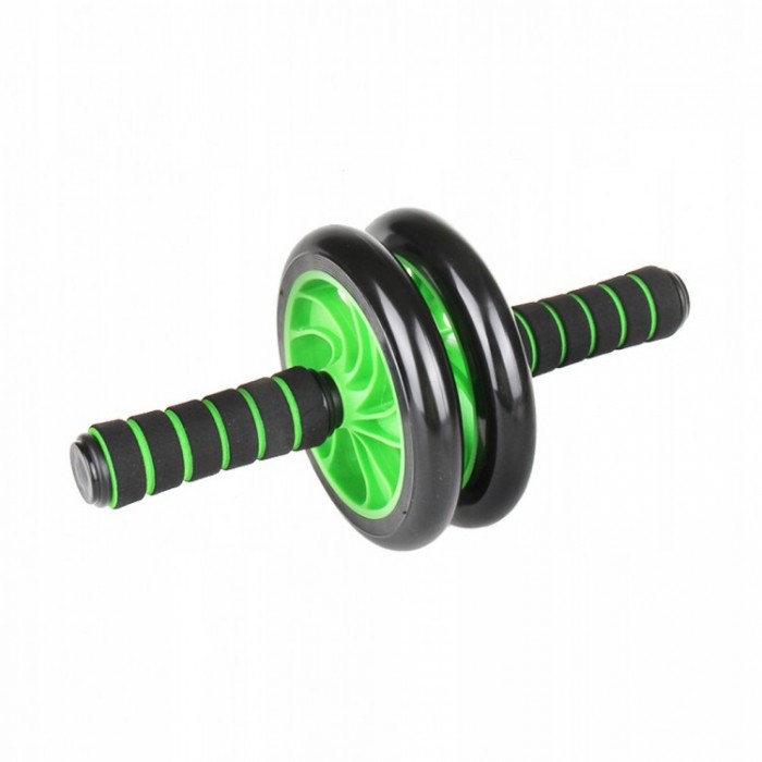 Ролик (гімнастичне колесо) для преса 4FIZJO Ab Wheel Black/Green (P-5907222931523)
