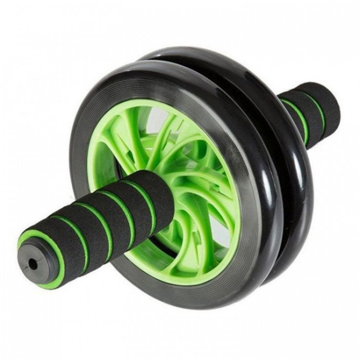Ролик (гімнастичне колесо) для преса 4FIZJO Ab Wheel Black/Green (P-5907222931523)