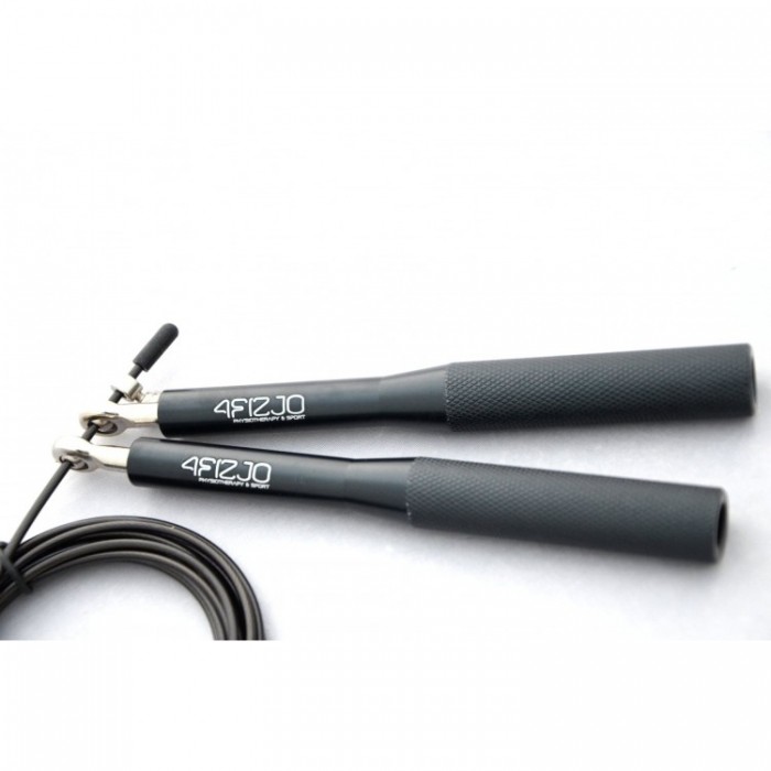 Скакалка швидкісна для кросфіту 4FIZJO Speed Rope Black (P-5907222931165)