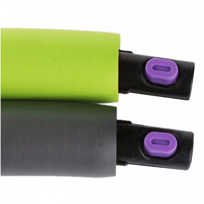 Хулахуп обруч для похудения Hula Hoop SportVida 90 см SV-HK0214 Grey/Green