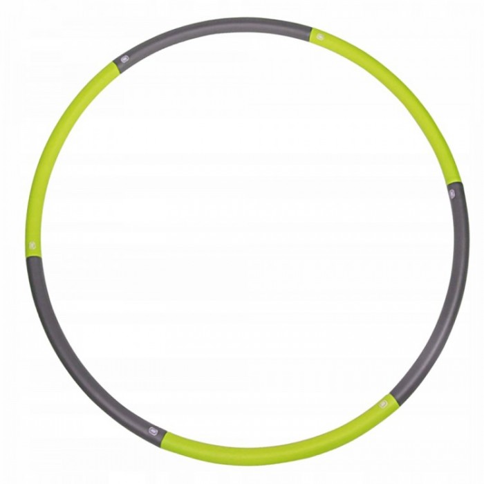 Хулахуп обруч для похудения Hula Hoop SportVida 90 см SV-HK0214 Grey/Green