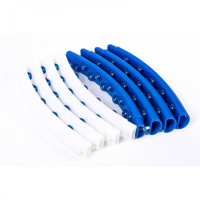 Хулахуп обруч для похудения с массажером 110 см 1,7 кг Hop-Sport 8002