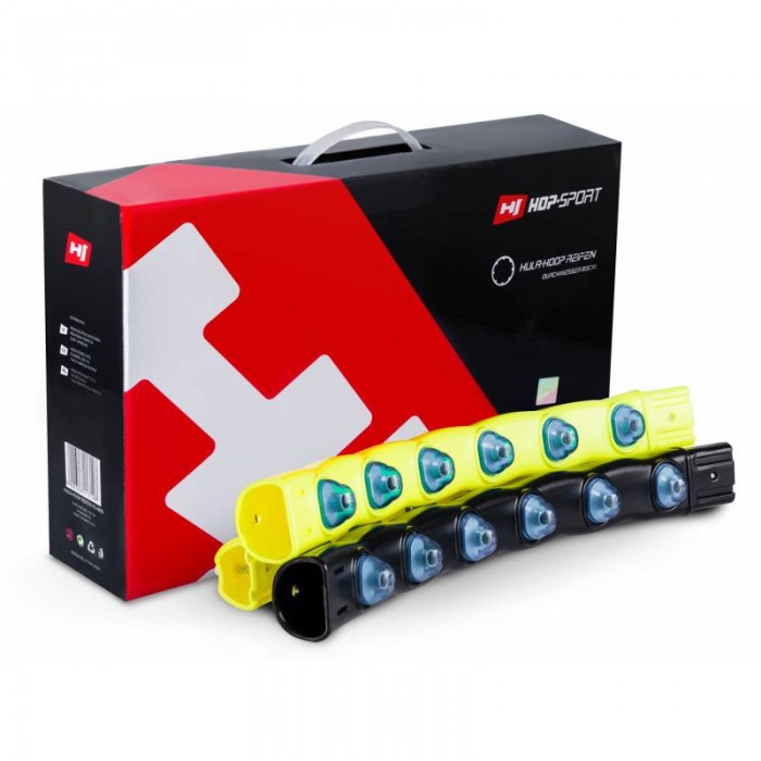 Хулахуп обруч для похудения с массажером 95 см 1 кг Hop-Sport 4806