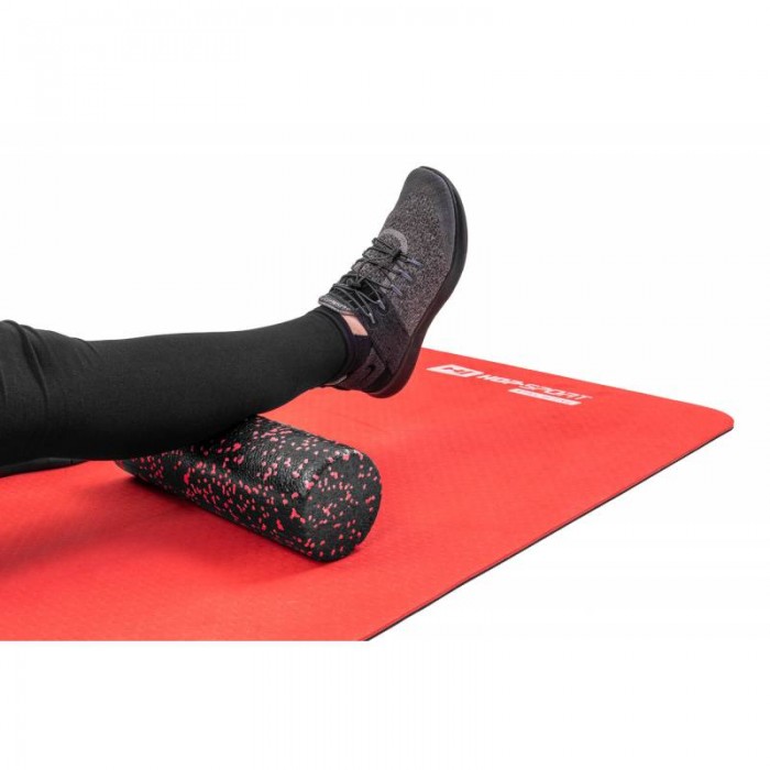 Масажний валик, ролик для спини, ніг, шиї 30 см Hop-Sport червоний