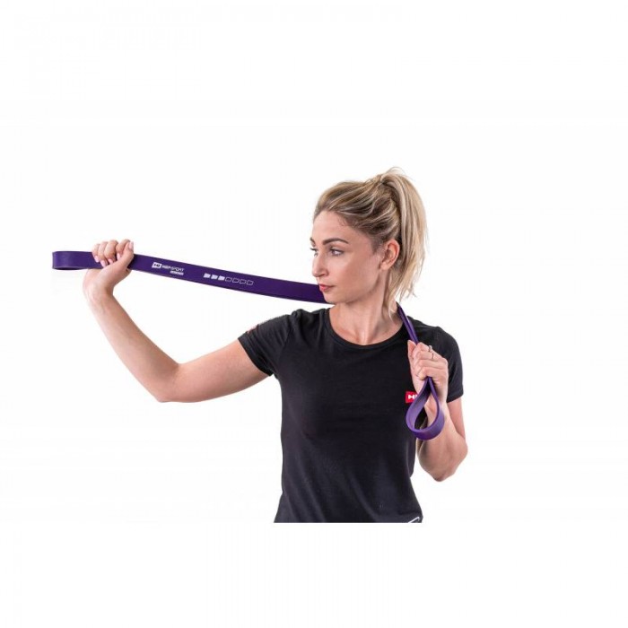 Резина для подтягивания на турнике 16-39 кг Hop-Sport HS-L032RR фиолетовая