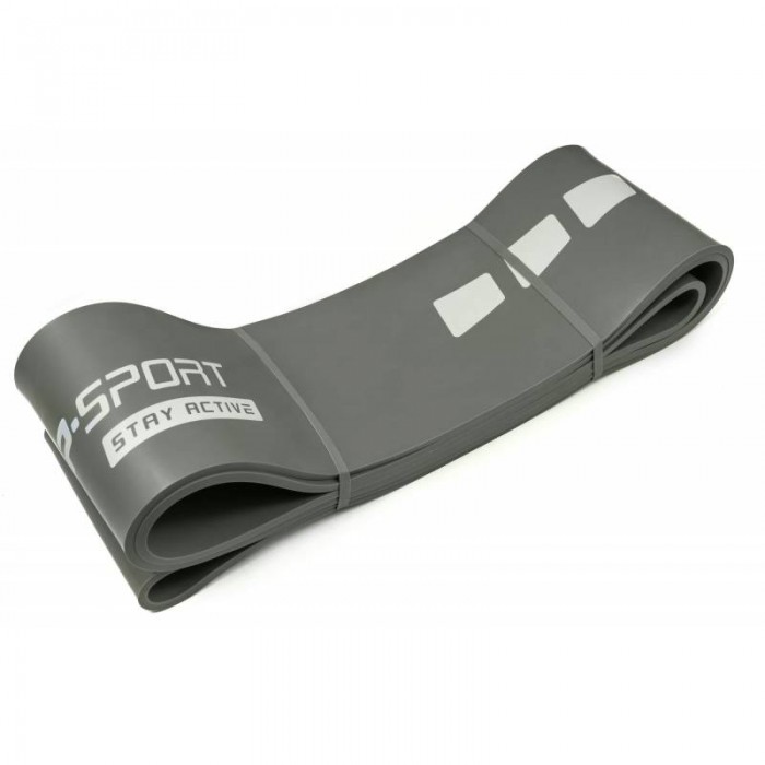 Резинка для підтягування на турніку та тренувань 55-137 кг Hop-Sport HS-L101RR сіра